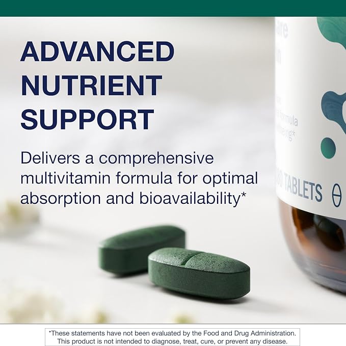 Metagenics Multigenics Intensive Care Multivitamin with Iron - Dietary Supplements for Everyday - with Iron, Quercetin, Beta-Carotene, Ascorbic Acid & More - Non-GMO - Gluten-Free - 180 Tablets