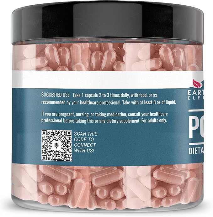 Earthborn Elements Pomegranate 200 Capsules, Pure & Undiluted, No Additives