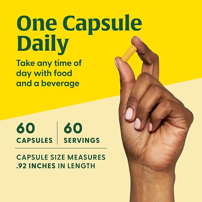 MegaFood High Absorption CoQ10 200mg Per Serving - with BioPerine Black Pepper Extract - Antioxidant Support for Cellular Energy & Healthy Aging - 60 Heart Health Supplements Capsules, 60 Servings