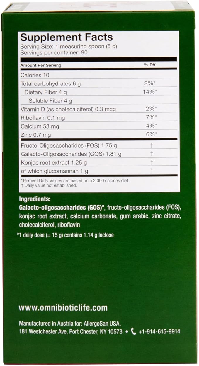 Omni-Logic Plus Prebiotic - Prebiotic Fiber Powder, Supports Balanced Gut Bacteria and Optimal Digestive Health - Non-GMO Daily Fiber Supplement Powder (90 Servings)