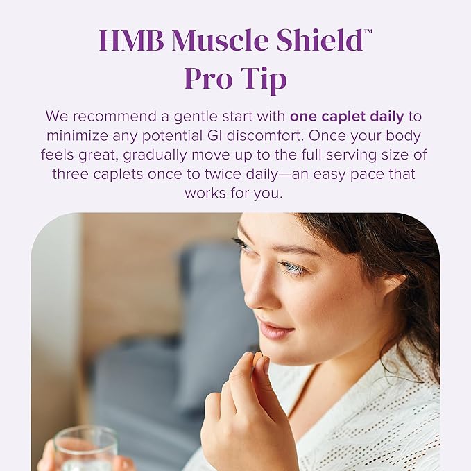 BariMelts HMB Muscle Shield for GLP-1 Users and Bariatric Patients - HMB Supplements with Vitamin D3 & Ubiquisome® Phytosome™ Supports Muscle Recovery - 90 Smooth-Coated Caplets