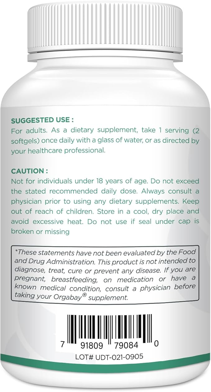 Orgabay Liposomal Nicotinamide Riboside 2000 MG with TMG and Pterostilbene, Boosting NAD+, Support Healthy Aging, 60 Count