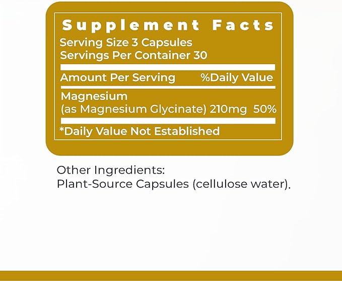 Premier Research Labs Magnesium Glycinate Supplement - Pure Magnesium, High Absorption, Supports Sleep Quality, Chelated, Vegan, Third Party Tested, Premier Energy Support - 90 Capsules