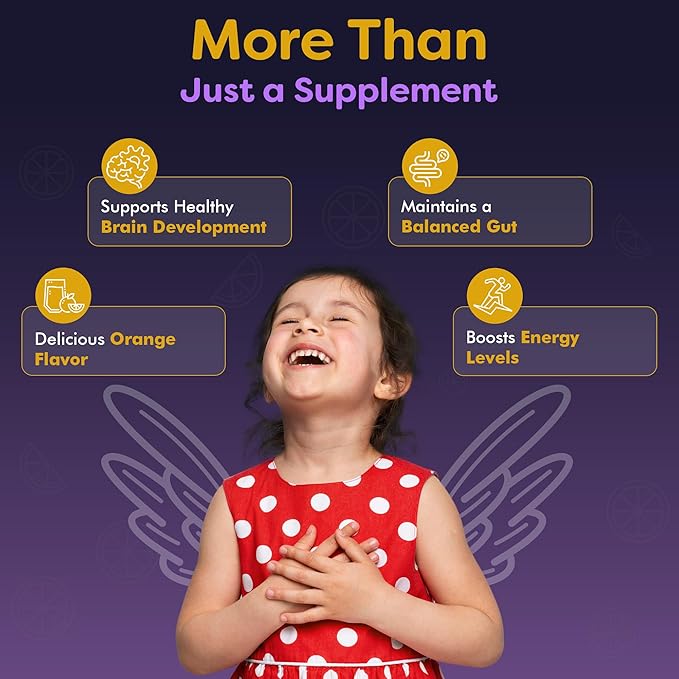 NuBest Tall Fizzy - Bone Strength, Immunity, Digestive Health for Kids Age 4+ & Teens | Probiotic, Calcium, Magnesium from Red Marine Algae, Vitamins | 10 Orange Effervescent Tablets | 2 Weeks Supply