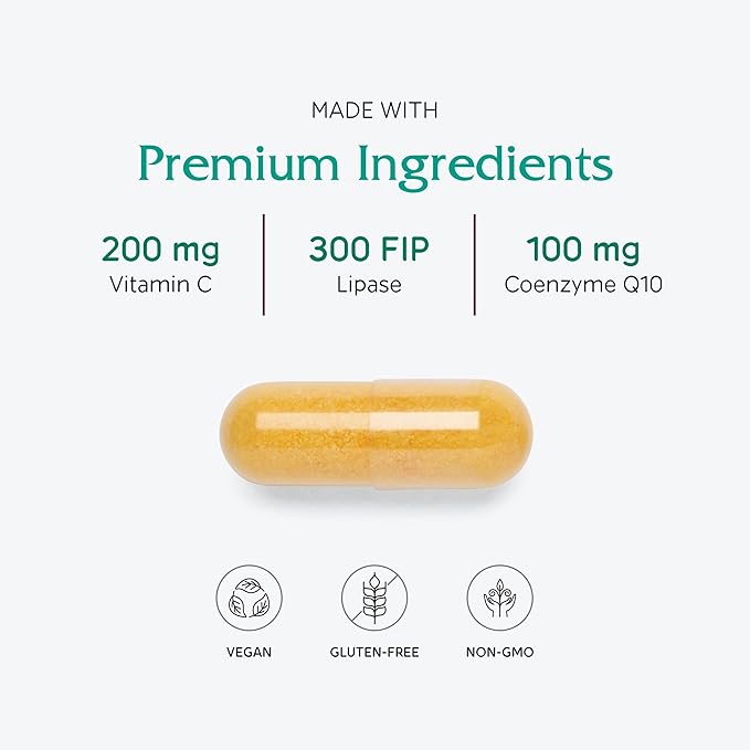 Vitanica, Coq10 Extra, Natural CoQ10, 100mg, Non-GMO, Vegan, 60 Capsules