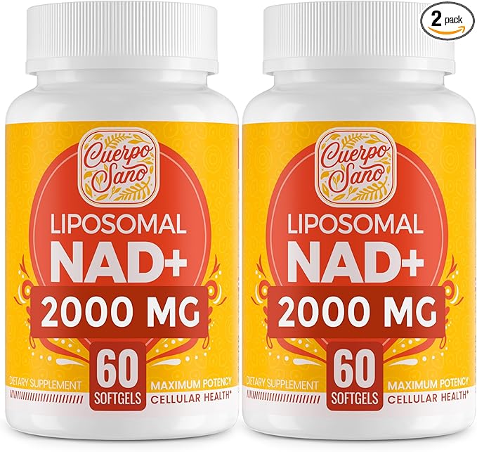 2000 MG NAD Supplement, Liposomal NAD+ with High Absorption, More Efficient Than Nicotinamide Riboside, Pure & Plus Boosting Supplement, Aging Defense, Metabolism & Cellular, 120 softgels