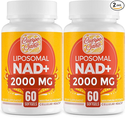 2000 MG NAD Supplement, Liposomal NAD+ with High Absorption, More Efficient Than Nicotinamide Riboside, Pure & Plus Boosting Supplement, Aging Defense, Metabolism & Cellular, 120 softgels