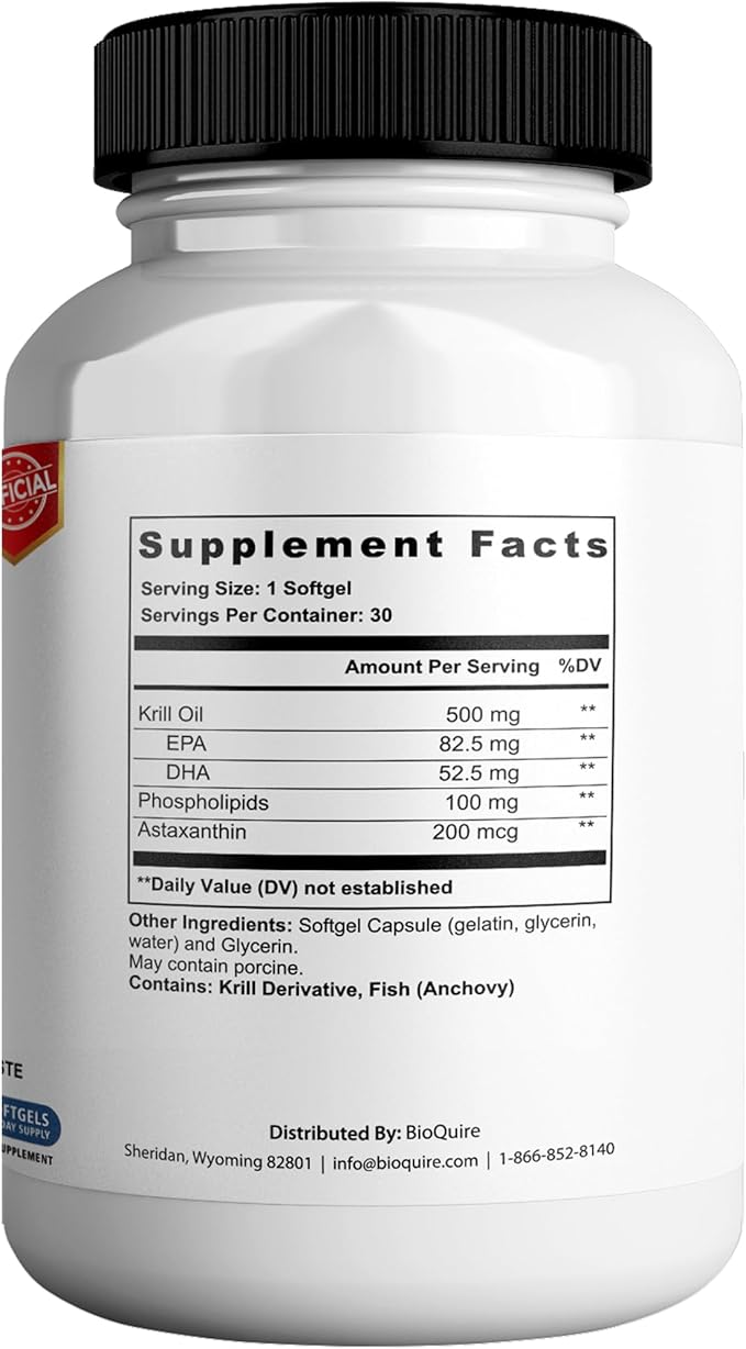 Dry Eye Gone Omega-3 Krill Oil, 500mg, 30 Softgels, Fast Absorbing with EPA & DHA (3)