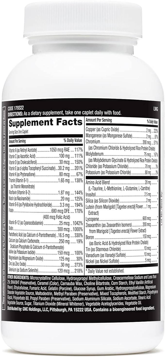GNC Mega Men Essentials One Daily Multivitamin | Supports Overall Health and Muscle Performance | Twin Pack (2 x 60 Count)