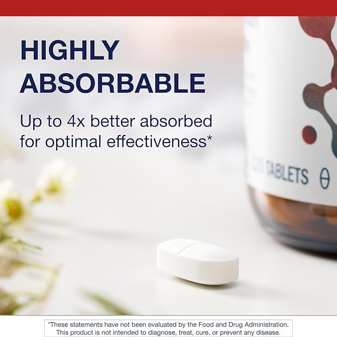 Metagenics Magnesium Glycinate - Highly Absorbable - Support for Sleep, Stress Relief, Muscle, Bone, Heart & Nerve Health - Gluten-Free - Non-GMO - Vegetarian - 120 Tablets