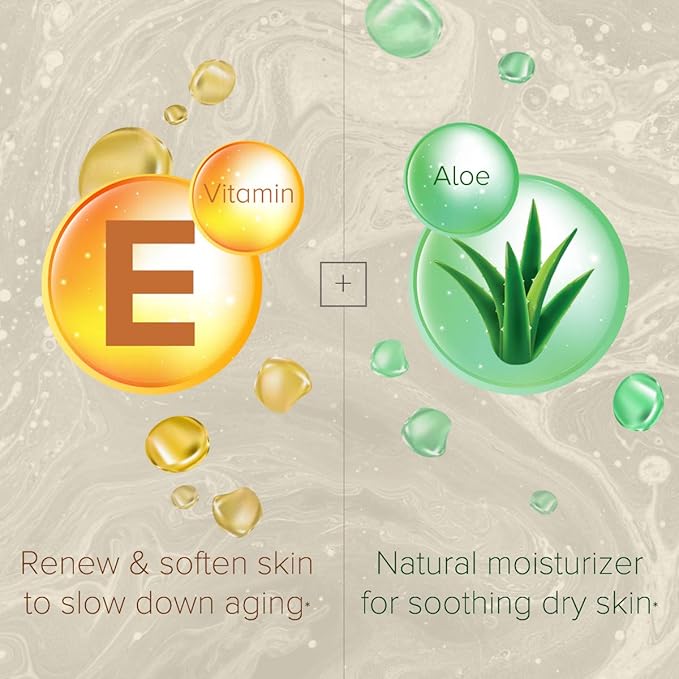 Sanar Naturals Healthy Skin Vitamin E and Aloe Vera Moisturizer Ampoules - Body Lotion for Dry Skin, Face, Hands - Travel Size Serum for Women and Men, 60 Capsules
