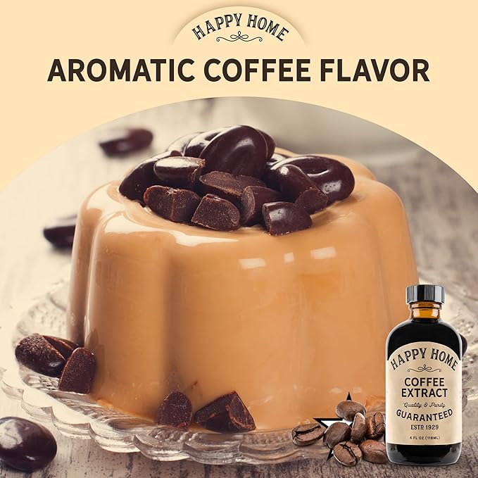 Happy Home Premium Natural Coffee Flavor - Certified Kosher, 4 oz.