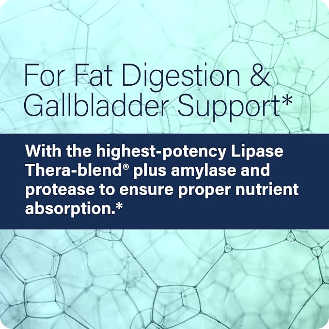 Lypo Optimize - Lipase Digestive Enzyme Supplement - Enzimas Digestivas - Vegan and Kosher - 90 Capsules