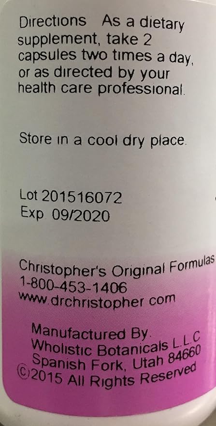 Red Clover Blossoms Dr. Christopher 100 VCaps