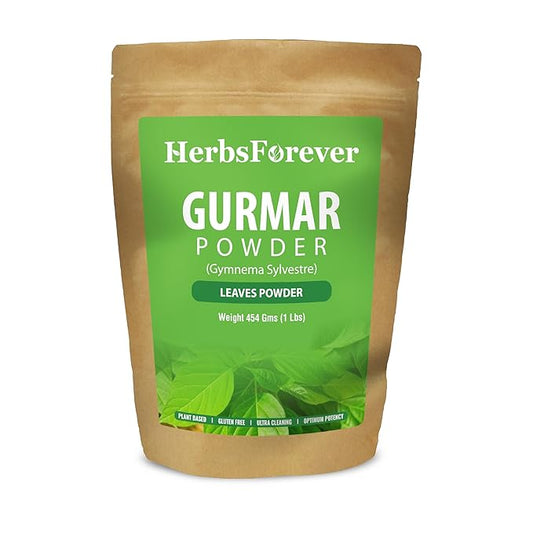 Gurmar Powder Leaves Powder Gymnema Sylvestre Support Healthy Sweet Level Non GMO, Organic, Vegan 230 GMS