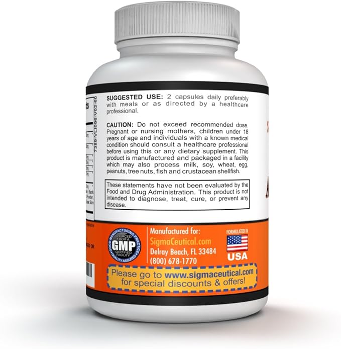 Super Antioxidant Capsules – 6 Superfruit Blend with Goji Berry, Acai, Resveratrol for Immune Support – Skin Health & Daily Wellness – 60 Count Made in USA