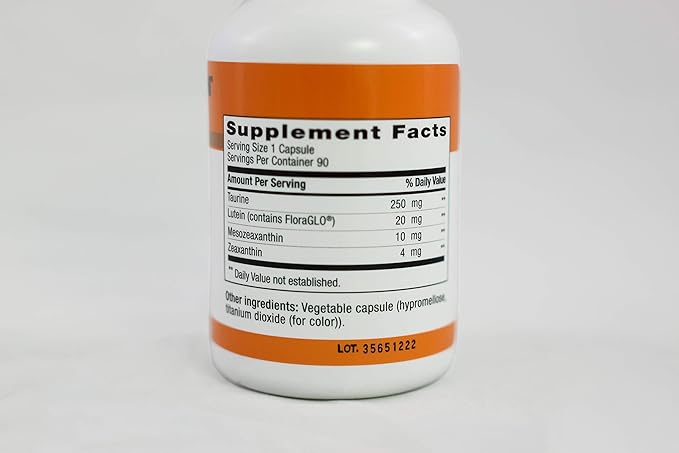 MaxiVision® PRO Meso Formula - Mesozeaxanthin - Lutein - Zeaxanthin - 90 Capsules, 1 Bottle
