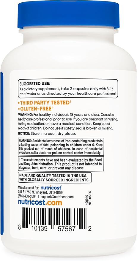 Nutricost Methylated Multivitamin 120 Capsules, 60 Servings - 23 Vitamin & Minerals Per Serving
