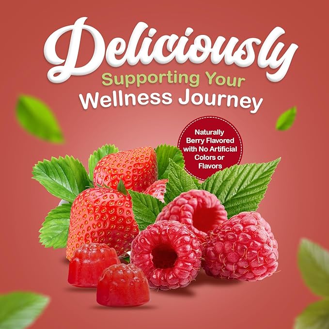 NuVa by Trulore Prebiotic + Fiber Gummies | GLP-1 User Nutritional Support | Sugar Free Fiber Gummies for Adults | Berry Flavor | Non-GMO Digestive Balance for Men & Women | 60 Gummies - 30 day Supply