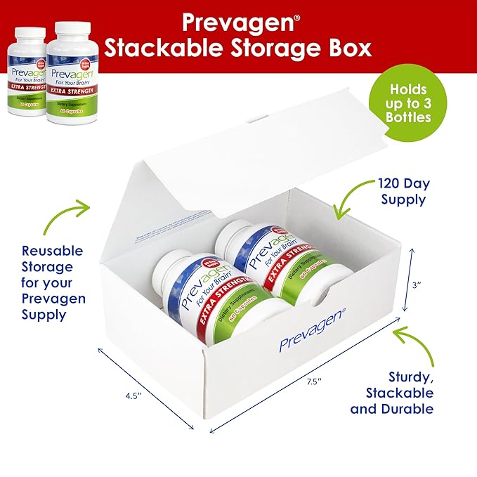 Prevagen Extra Strength - 120 Capsules (4 Month Supply) | Formulated for Your Brain | 20mg of Apoaequorin Plus Vitamin D3