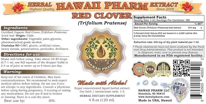 Red Clover (Trifolium Pratense) Liquid Extract 2x4 fl.oz
