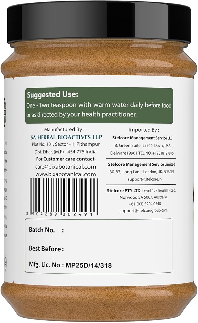 bixa BOTANICAL Coleus Forskohlii Root Powder | Forskolin-Rich Herb | Supports Wellness | 100% Pure & Natural, Lab-Tested, Vegan, Non-GMO, 140+ Years of Herbal Heritage, 200g / 7oz