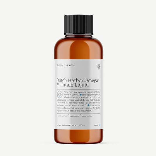 2 MONTH SUPPLY -Dutch Harbor Omega™ | Omega 3 Liquid Fish Oil Supplement | 8 oz., 50 Servings, Natural Lemon Flavor |Wild Alaskan Cod Liver Fish Oil | Includes Omega-3 Fatty Acids with DPA, DHA, & EPA