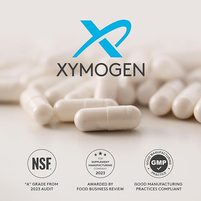 XYMOGEN ProbioMax Daily 30B - Vegetarian, Dairy & Gluten Free Probiotics for Digestive Health - Women's & Men's Probiotic Nutritional Supplements - Formerly ProbioMax Daily DF (30 Capsules)