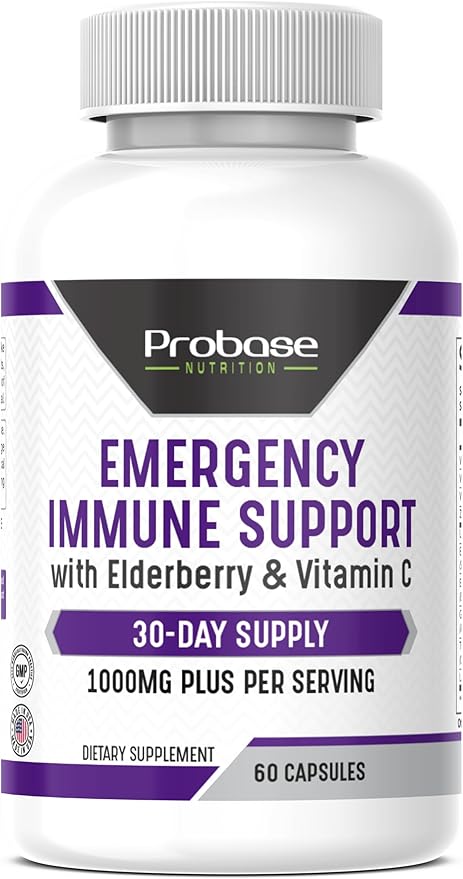 Emergency Immune Support 60 Capsules 30-Day Supply