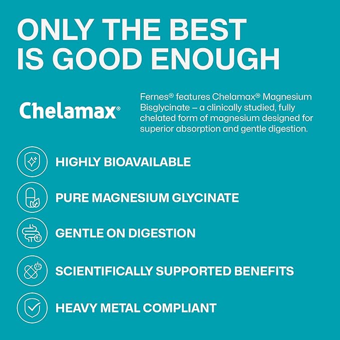 Pure Chelated Magnesium Glycinate 1250 mg Supplement with Zinc - Gentle on Stomach, High Absorption, Gluten-Free, Non-GMO, Muscle Cramp & Sleep Support* for Women & Men - Vegan (90 Caps) - Made in USA
