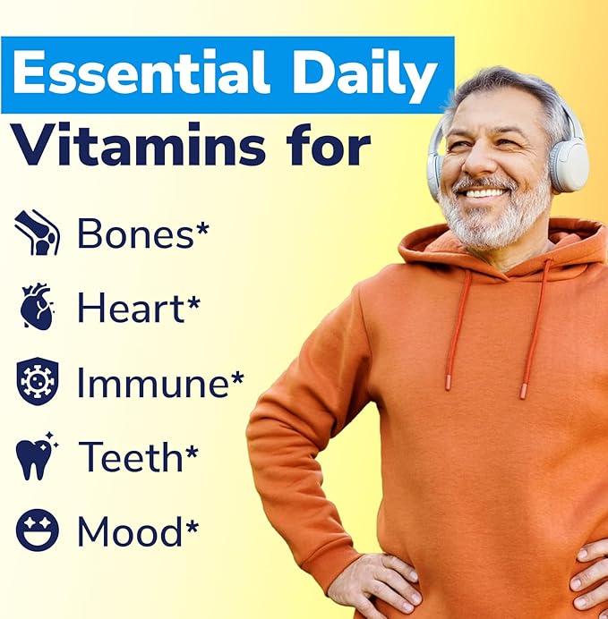 Vitamin D3 K2 Supplement, 10000 IU D3 / 200 mcg K2 MK7, Calcium Absorption, Bone, Heart, Immune & Mood Support, Enhanced Absorption, No Soy, Easy to Swallow, 180 Softgels
