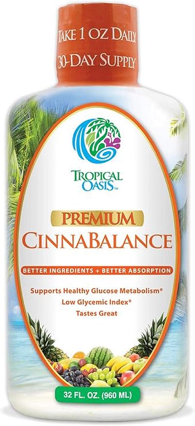 Cinnabalance – Liquid Cinnamon Supplement w/ Cinnamon Bark, Aloe Vera, Ginger Root, Green Tea & Antioxidants - 32 oz, 32 servings