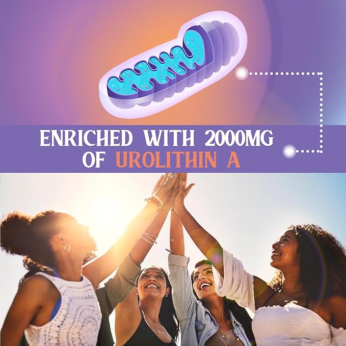 Urolithin A Supplement 2000mg for Men Women - 120 Softgels (1 Bottle)