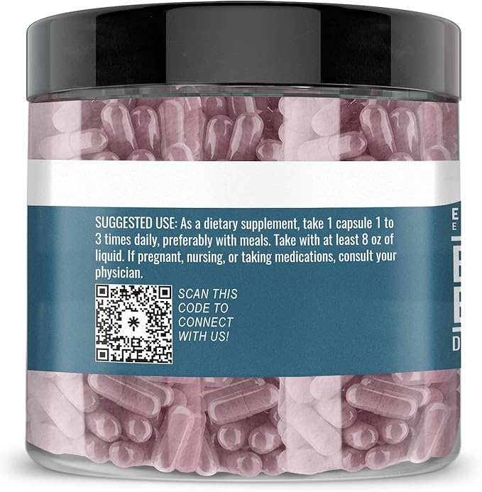 Earthborn Elements Blueberry 10:1 Extract Capsules, Pure & Undiluted, No Additives