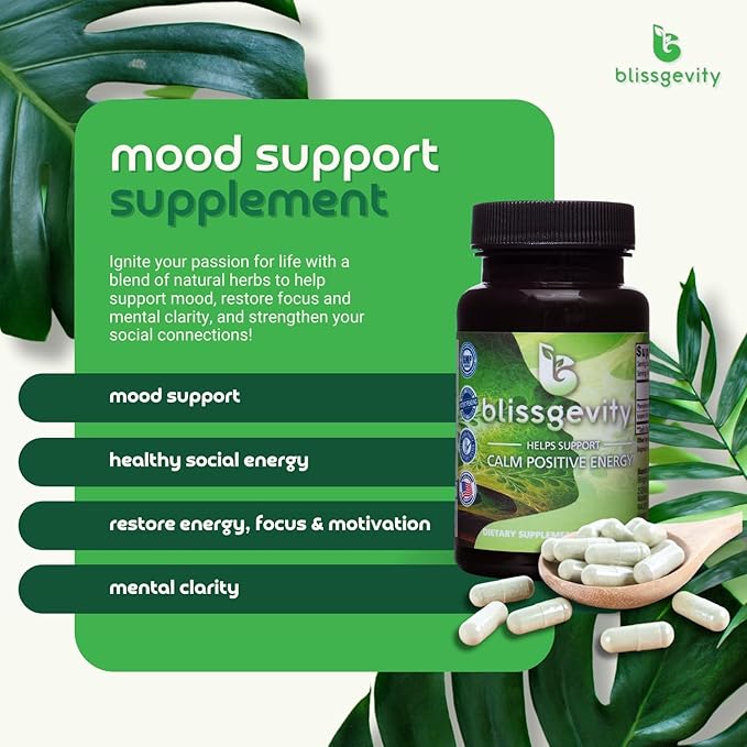150mg Apigenin - Phenylethylamine - Mood Support Supplement - Promotes Euphoria, Focus, and Mental Clarity - Natural Stress Relief - Calm Support - Intimacy Enhancer - 30 Capsules