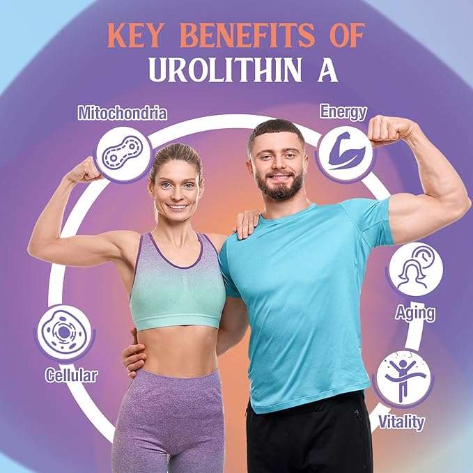 Urolithin A Supplement 2000mg for Men Women - 120 Softgels (1 Bottle)