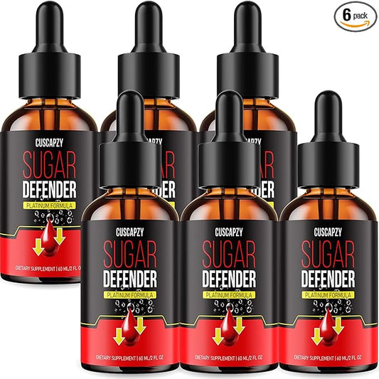 No Prescription Required, Sugar Defender Drops, Sugar Defender Liquid, Official Formula, Pack of 6