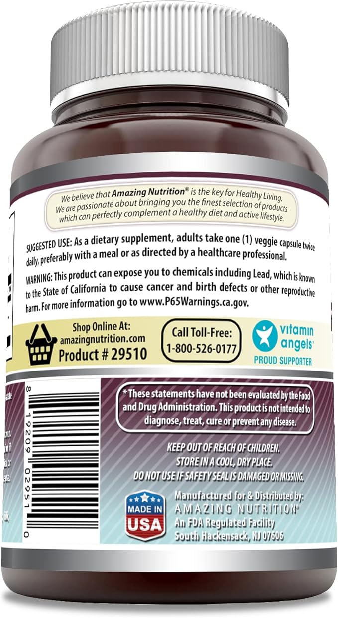 Amazing Formulas Marshmallow Root Supplement | 480 Mg Per Serving | 100 Veggie Capsules | Non-GMO | Gluten Free | Made in USA