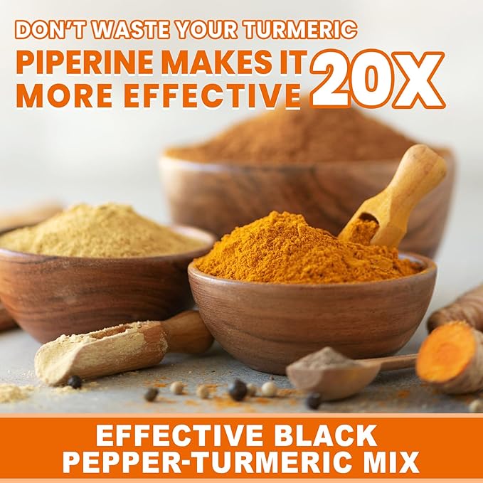 5 in 1 Turmeric Curcumin Softgels 2000mg with Milk Thistle Seed Extract & Black Pepper, Ginger Root - Immune, Liver Support - 95% Curcuminoids - Turmeric and Ginger Supplement Softgel Capsules