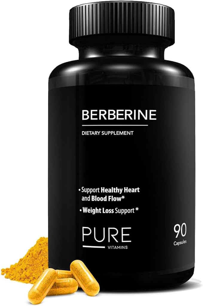 Ultra High Strength Berberine HCL 1200mg Supplements | 90 Vegan Capsules | Organic Berberine Supplement for Metabolic Support and Overall Health | Perfect for Men and Women - Made in USA
