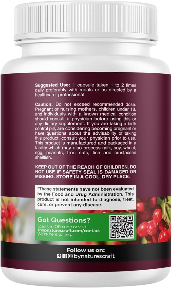 Advanced Kidney Support Supplement - Kidney Cleanse Detox & Repair Cranberry Extract Capsules with Uva Ursi, Stinging Nettle & Astragalus for Kidney Health - Urinary Tract Health - 240 Caps