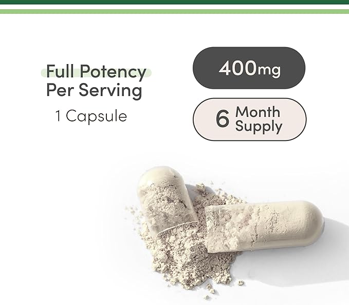 Magnesium Glycinate 400mg, 180 Capsules - for Sleep, Muscle, & Heart Support - (Vegan, Third Party Tested, Gluten Free, Non-GMO) by Double Wood Supplements