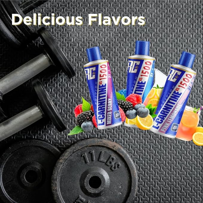 Ronnie Coleman Signature Series L-Carnitine XS 3000 Liquid, Amino Acids Metabolism and Lean Muscle Strength Support, Stimulant Free, Sugar Free, Zero Carbs, Strawberry Kiwi, 16 Oz