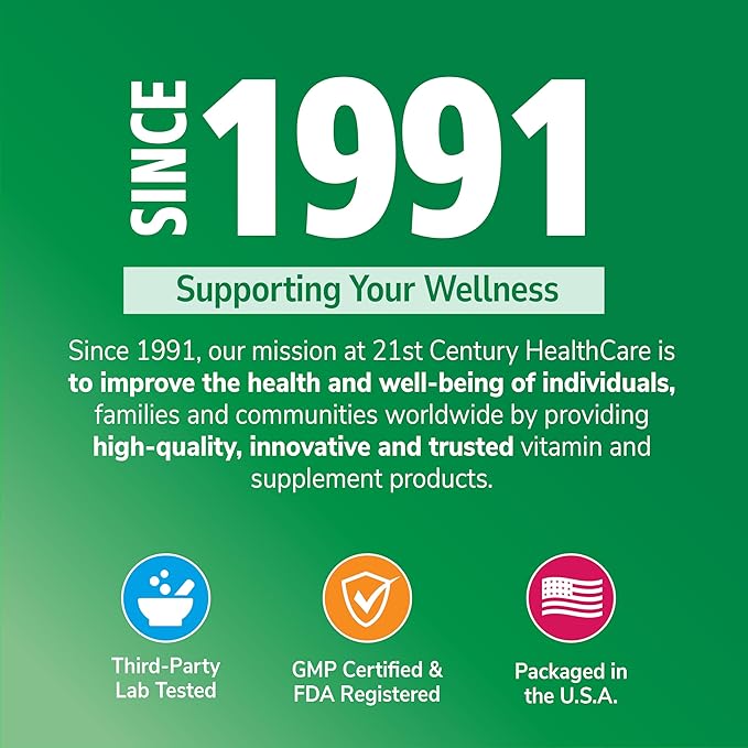 21st Century Sentry Senior Tablets, 125-Count (22390)