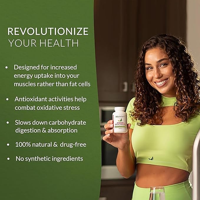 BIOptimizers Berberine Breakthrough 2.0 Supplement - 40 Capsules - Vegetarian, Gluten- and Soy-Free