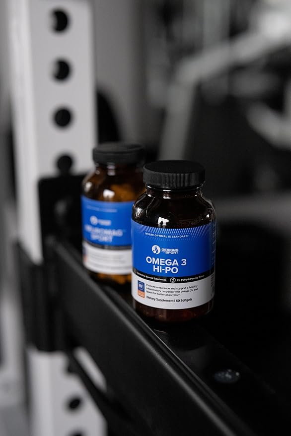 Omega 3 HI-PO - High-Potency Triglyceride Fish Oil - 1500 mg Omega-3 with 750 mg EPA & 750 mg DHA - No Fishy Aftertaste - 60 Softgels