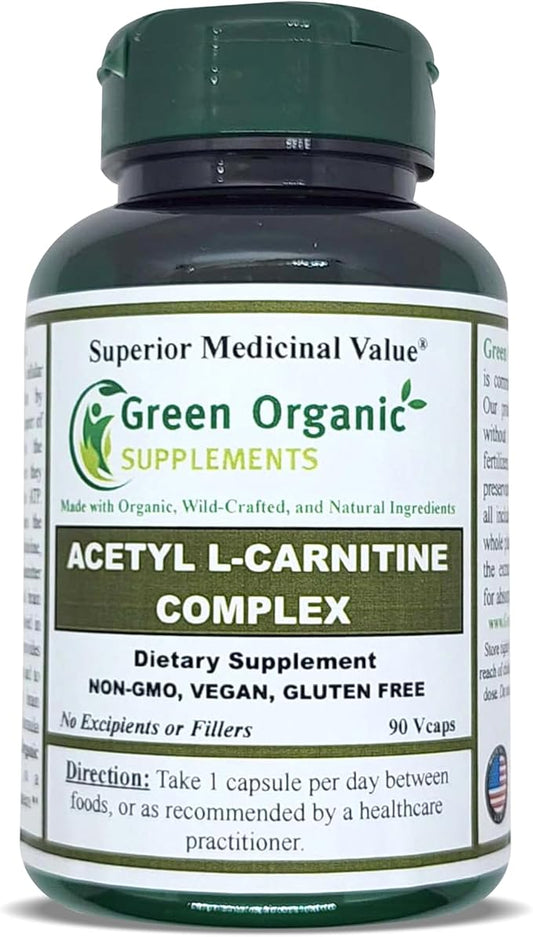 Acetyl L-Carnitine, Carnitine, ALC, 90 VCaps, High Absorbable, Non-GMO, Gluten-Free (Single)