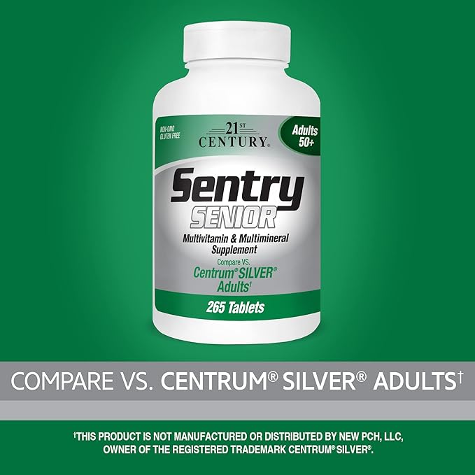 21st Century Sentry Senior Tablets, 265 Count (Pack of 2)