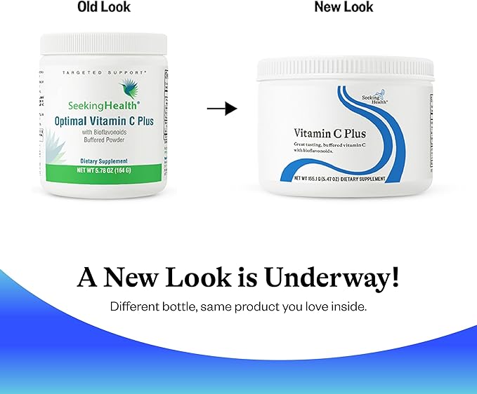 Seeking Health Optimal Vitamin C Plus, Physician Formulated Vitamin C Powder with Bioflavinoids, Supports Healthy Immune System, Vegan and Vegetarian Formula (36 Servings)*