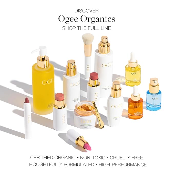 Ogee Sculpted Complexion Foundation Stick (Mahogany 14.5N - Deep Cocoa, Rich Undertones) Full Coverage Foundation Makeup - Instantly Balance & Even Complexion - 70% Organic Ingredients